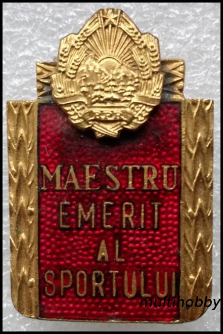 Insigna - Maestru emerit al sportului