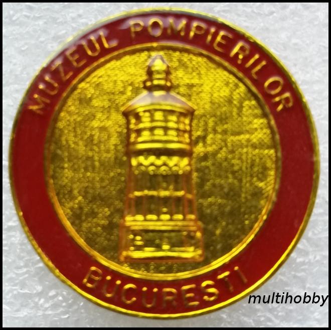 Insigna - Muzeul pompierilor Bucuresti