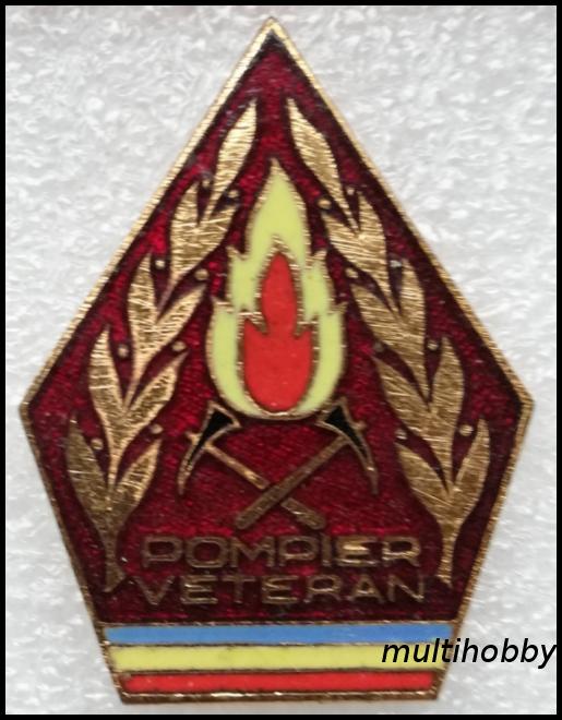 Insigna - Pompier veteran