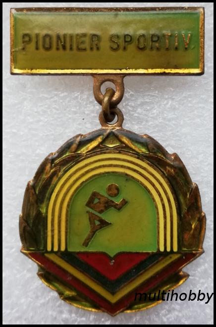 Insigna - *Medalie <Br /> Pionier sportiv