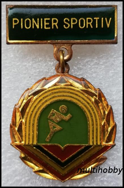 Insigna - *Medalie <Br /> Pionier sportiv