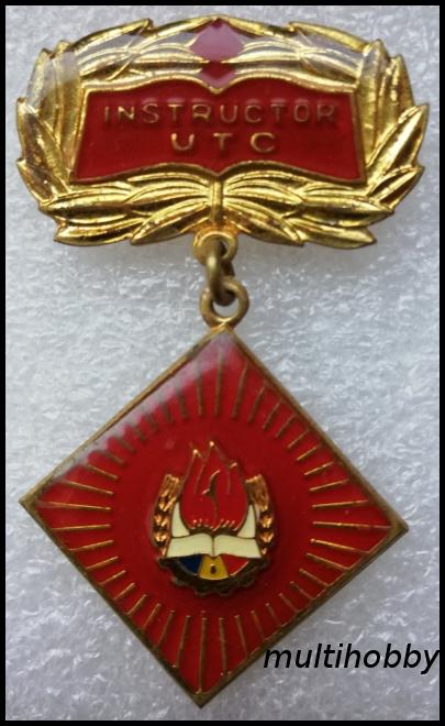 Insigna - *Medalie <Br /> Instructor UTC