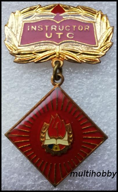 Insigna - *Medalie <Br /> Instructor UTC