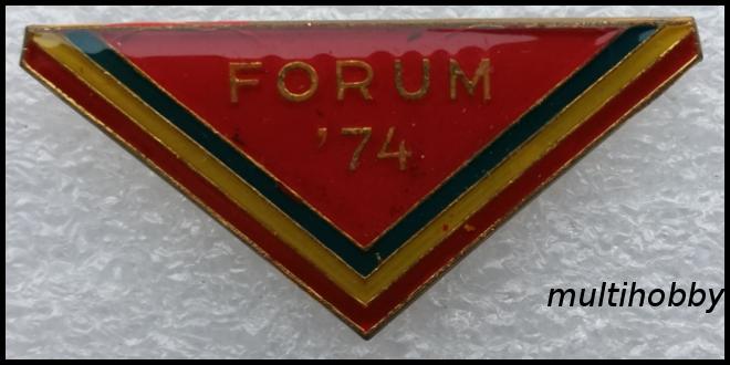 Insigna - Forum'74