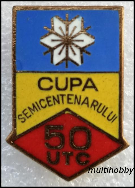 Insigna - Cupa semicentenarului 50 UTC