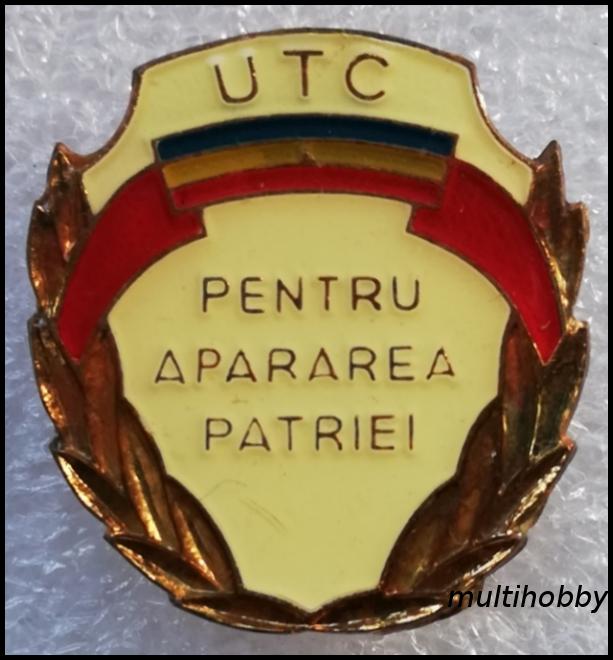 Insigna - Pentru apararea patriei - UTC