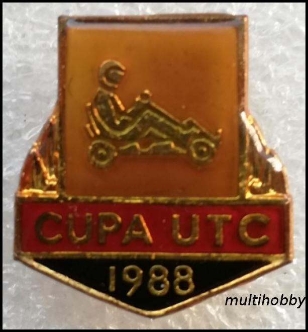 Insigna - 1988* <br /> Cupa UTC - Carting