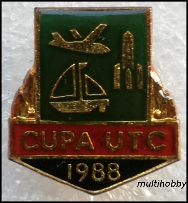 Insigna - 1988* <br /> Cupa UTC - Modelism