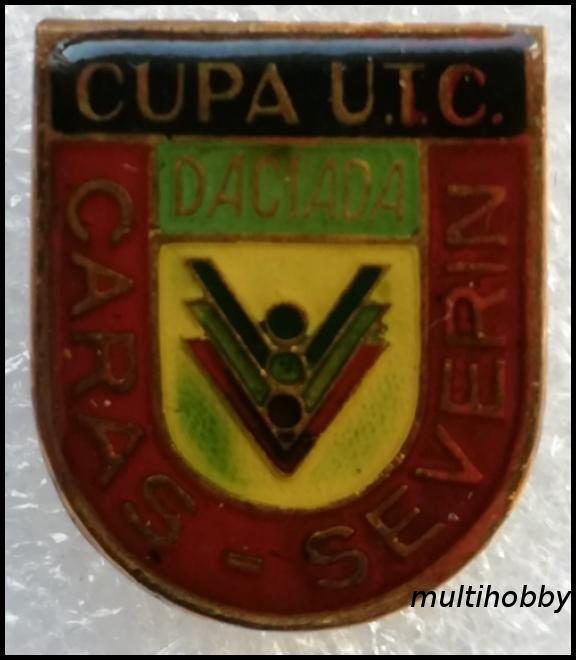 Insigna - Cupa UTC - Daciada <br /> Caras-Severin