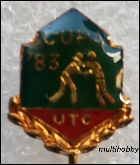 Insigna - 1983 <br /> Cupa UTC - Lupte