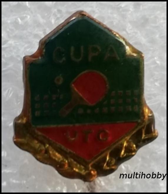 Insigna - 1983 <br /> Cupa UTC - Tenis de masa