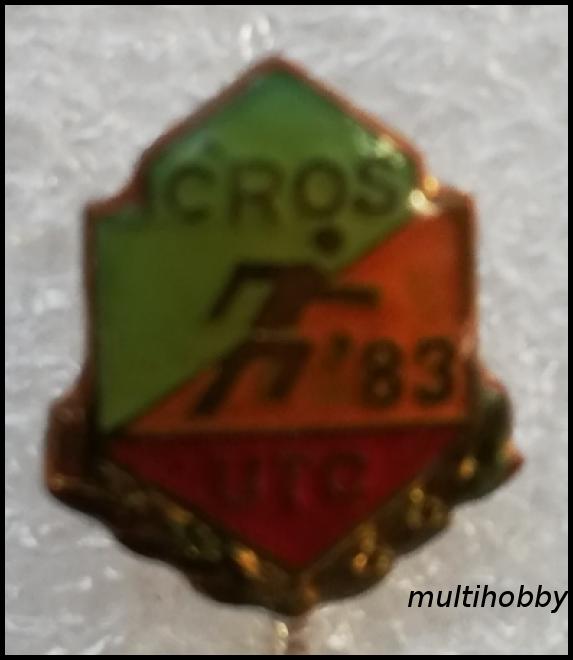 Insigna - 1983 <br /> Cupa UTC - Cros