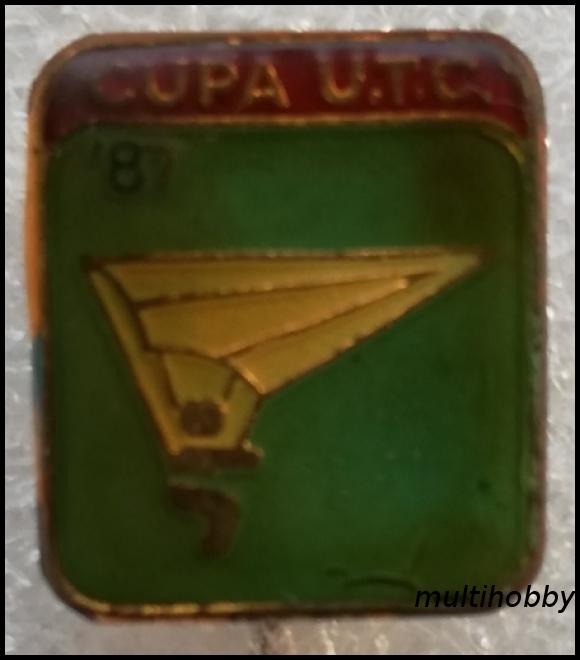 Insigna - 1987 <br /> Cupa UTC - Deltaplan