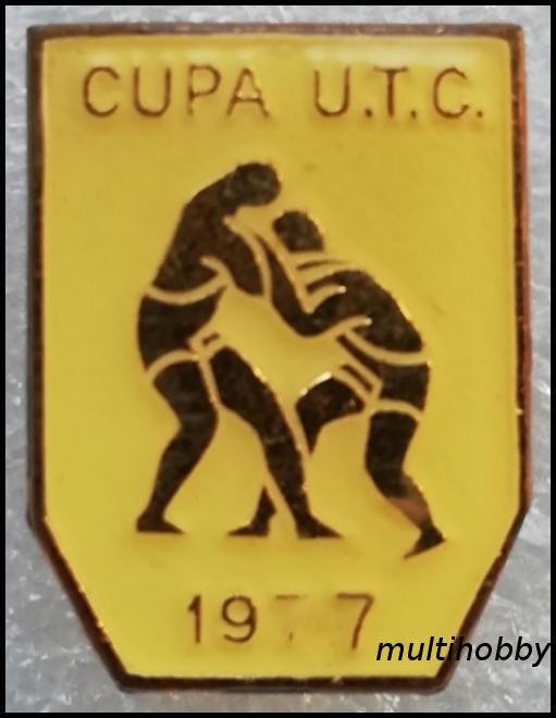 Insigna - 1977* <br /> Cupa UTC - Lupte
