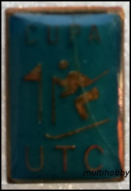 Insigna - 1980 <br /> Cupa UTC - Slalom ski