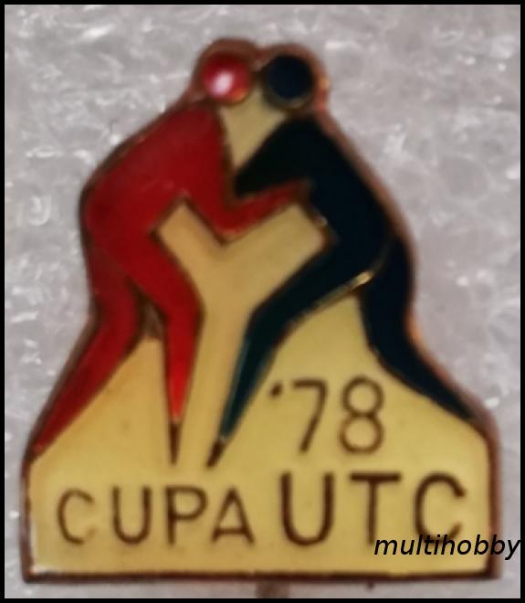 Insigna - 1978 <br /> Cupa UTC - Lupte