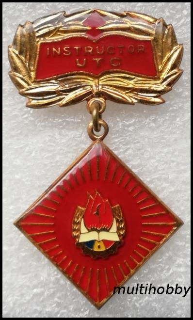 Insigna - *Medalie  Instructor UTC