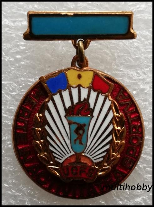 Insigna - Medalie  Merite In Activitatea Sportiva
