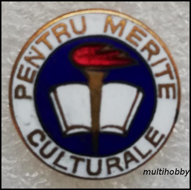 Insigna - Pentru Merite Culturale