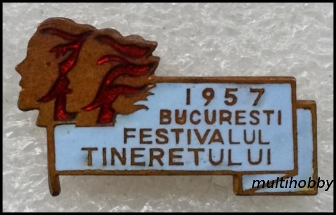 Insigna - Festivalul Tineretului Bucuresti