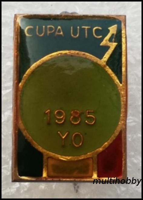 Insigna - 1985 Cupa UTC - Radioamtorism