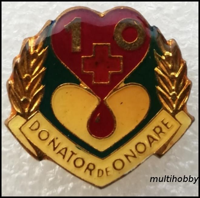 Insigna - Donator de onoare - 10