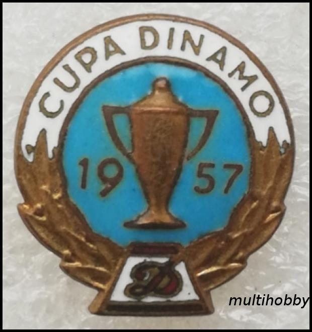 Insigna - Cupa Dinamo Bucuresti <br /> 1957