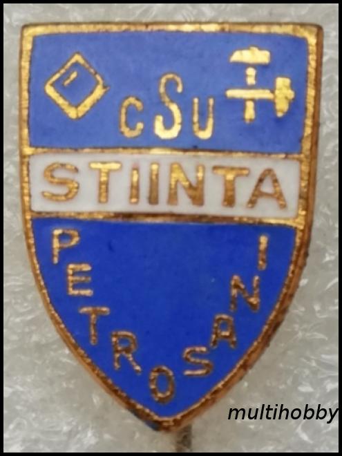 Insigna - Stiinta Petrosani