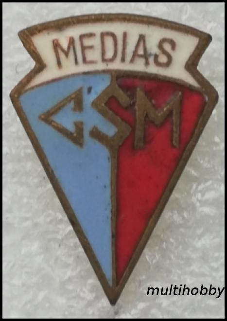 Insigna - Clubul Sportiv Muncitoresc Medias