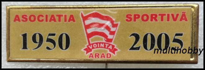 Insigna - Asociatia Sportiva Vointa Arad