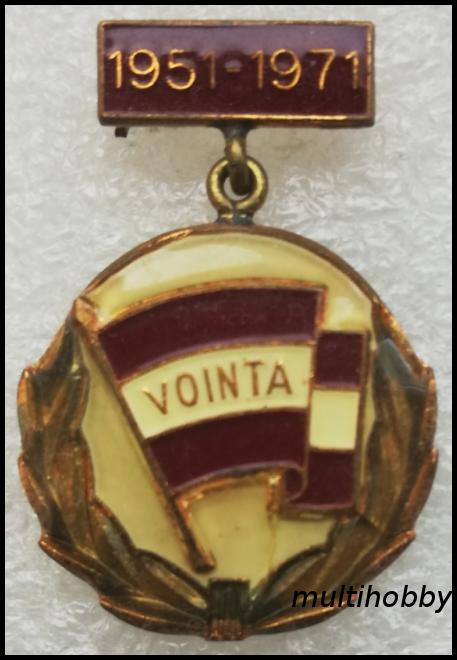 Insigna - Vointa <br /> 1951-1971