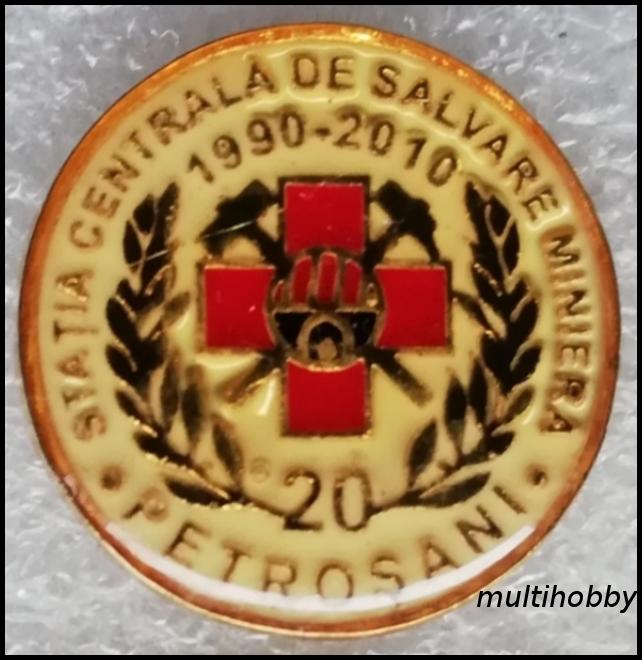 Insigna - Statia generala de salvare miniera <br /> Petrosani <br /> 1990-2010