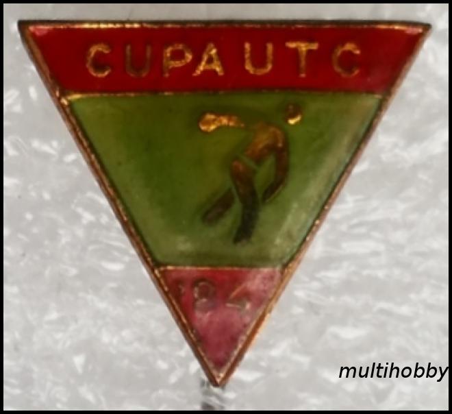 Insigna - 1984 <br /> Cupa UTC - Patinaj