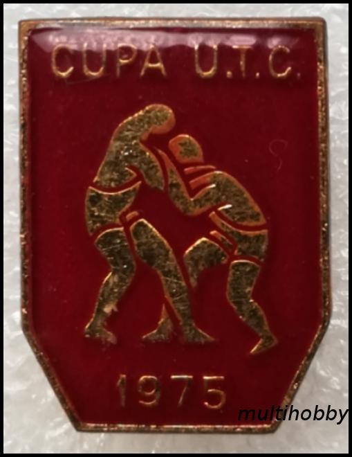 Insigna - 1975* <br /> Cupa UTC - Lupte