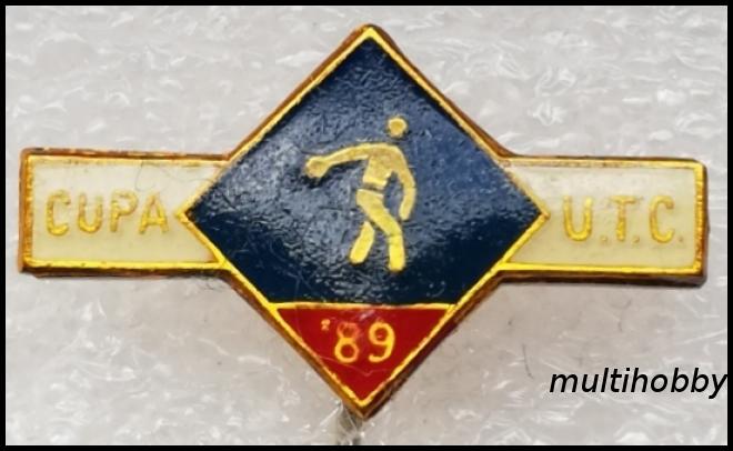 Insigna - 1989 <br /> Cupa UTC - Patinaj
