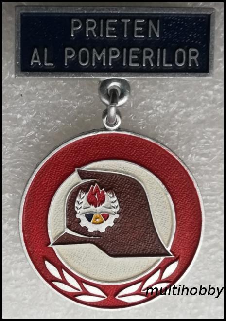 Insigna - *Medalie <Br /> Prieten Al Pompierilor