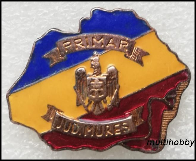 Insigna - Primar <br/> Judetul Mures