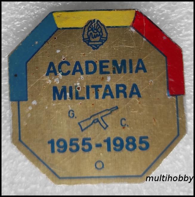 Insigna - Academia militara <br/> 1955-1985