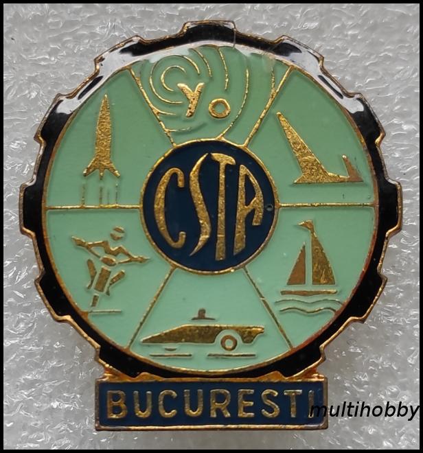 Insigna - CSTA <br/> Clubul Sportiv Tehnico Aplicativ Bucuresti