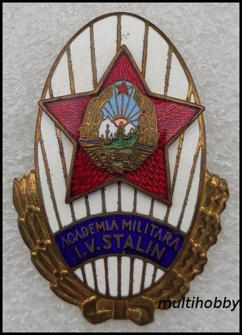 Insigna - Academia Militara<br/>I.V.STALIN