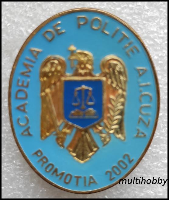 Insigna - Academia de politie A.I.Cuza <br/> Promotia 2002