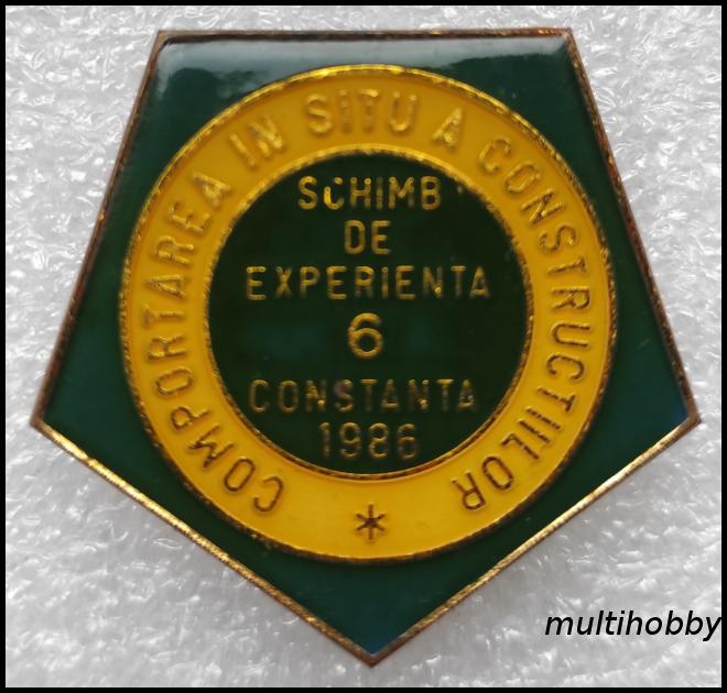 Insigna - Schimb de experienta 6<br/>Constanta<br/>1980