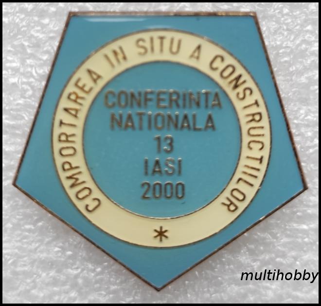 Insigna - Conferinta nationala 13<br/>Iasi<br/>2000