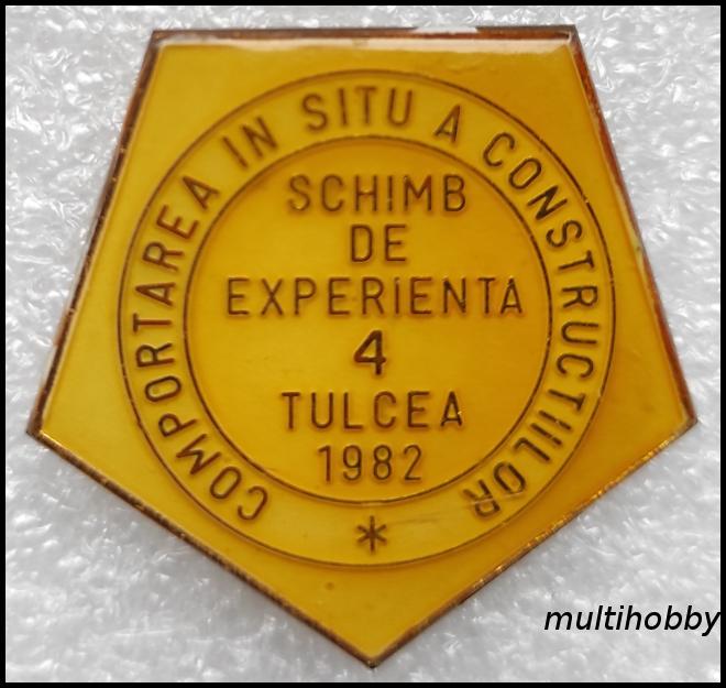 Insigna - Schimb de experienta 4<br/>Tulcea<br/>1982