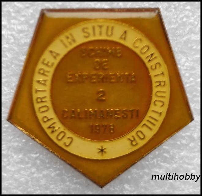 Insigna - Schimb de experienta 2<br/>Calimanesti<br/>1978