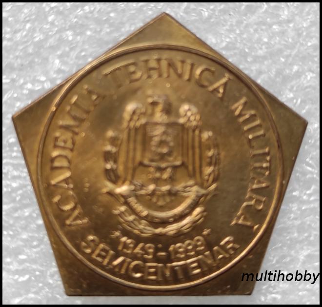 Insigna - Academia tehnica militara semicentenar <br/> 1949-1999