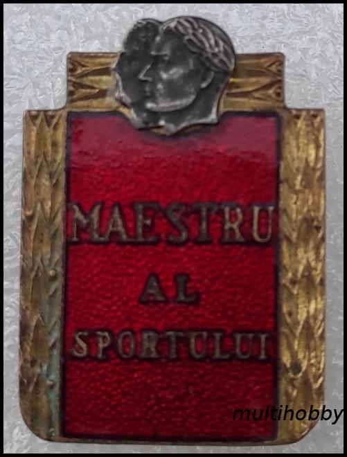 Insigna - Maestru Al Sportului - Argintat