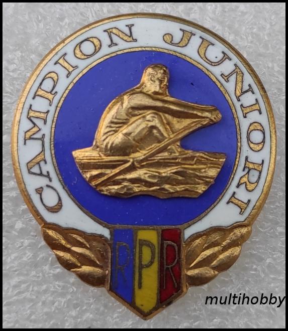 Insigna - Campion junior RPR<br/>Caiac