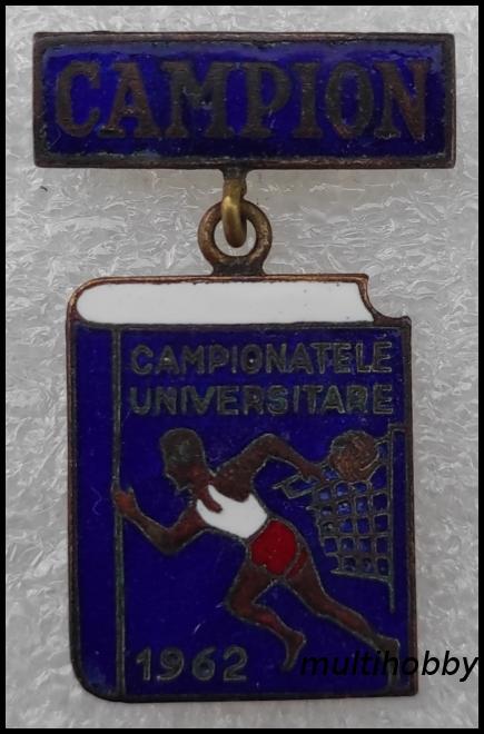 Insigna - Campion<br/>Campionatele Universitare 1962