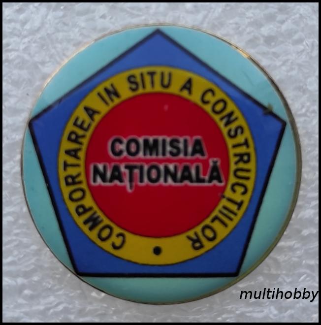 Insigna - Comportarea In SITU A Constructorilor Comisia Nationala